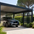 Transformer son allée : installer un abri bioclimatique voiture chez soi
