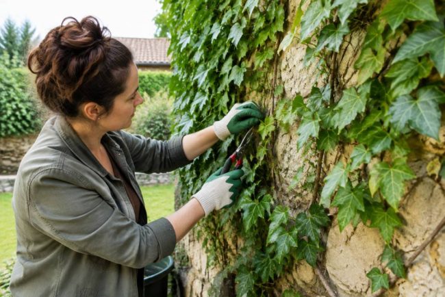 Comment enlever du lierre sur un mur sans l’endommager